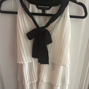 White House Black Market top with bow